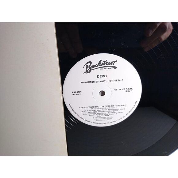 Devo Theme From Doctor Detroit Vinyl Record PROMO 12" New Wave Synth-Pop 1983 - Picture 2 of 4
